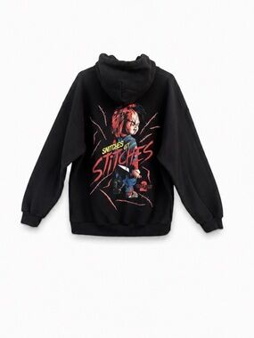 Universal Studios Chuckie- Child’s Play 2 Movie Promo Graphic Hoodie Size XL EUC